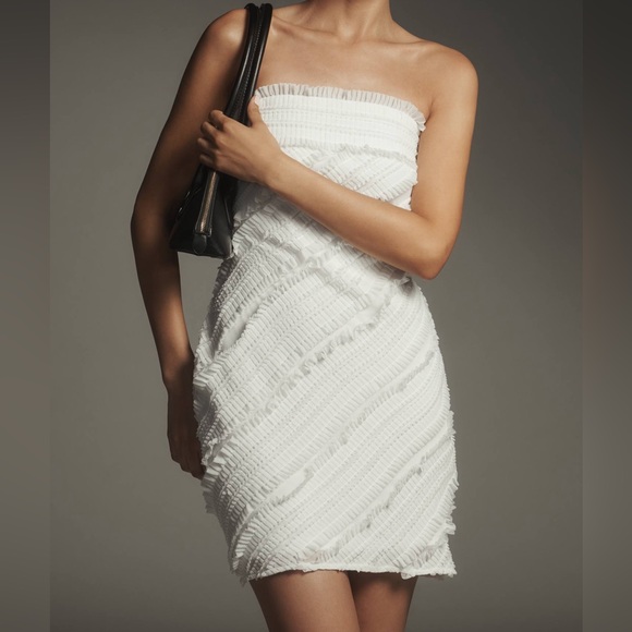 Endless Rose Strapless Textured Fitted Mini Dress - Picture 2 of 8